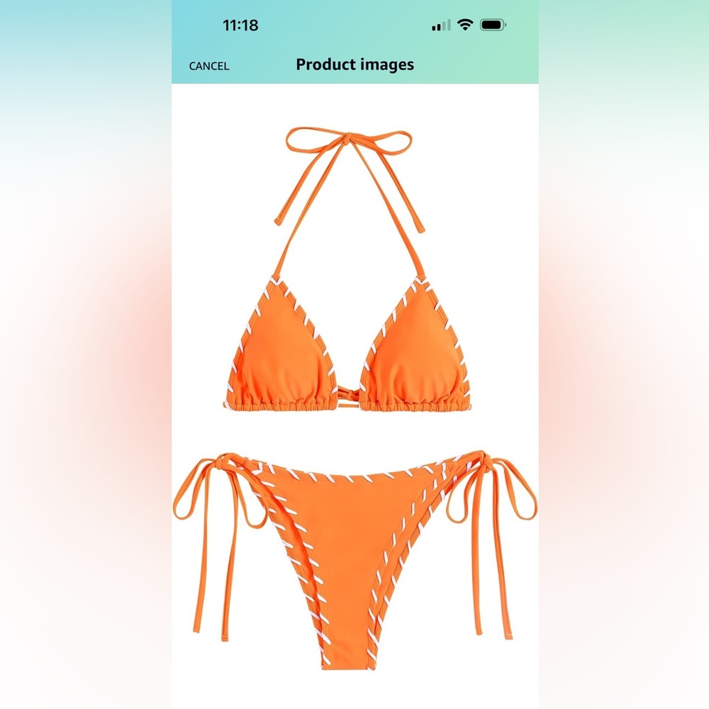 Zaful Women’s Tie Bikini